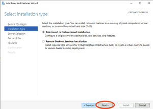 Type of Installation