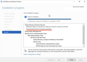 promote to domain controller